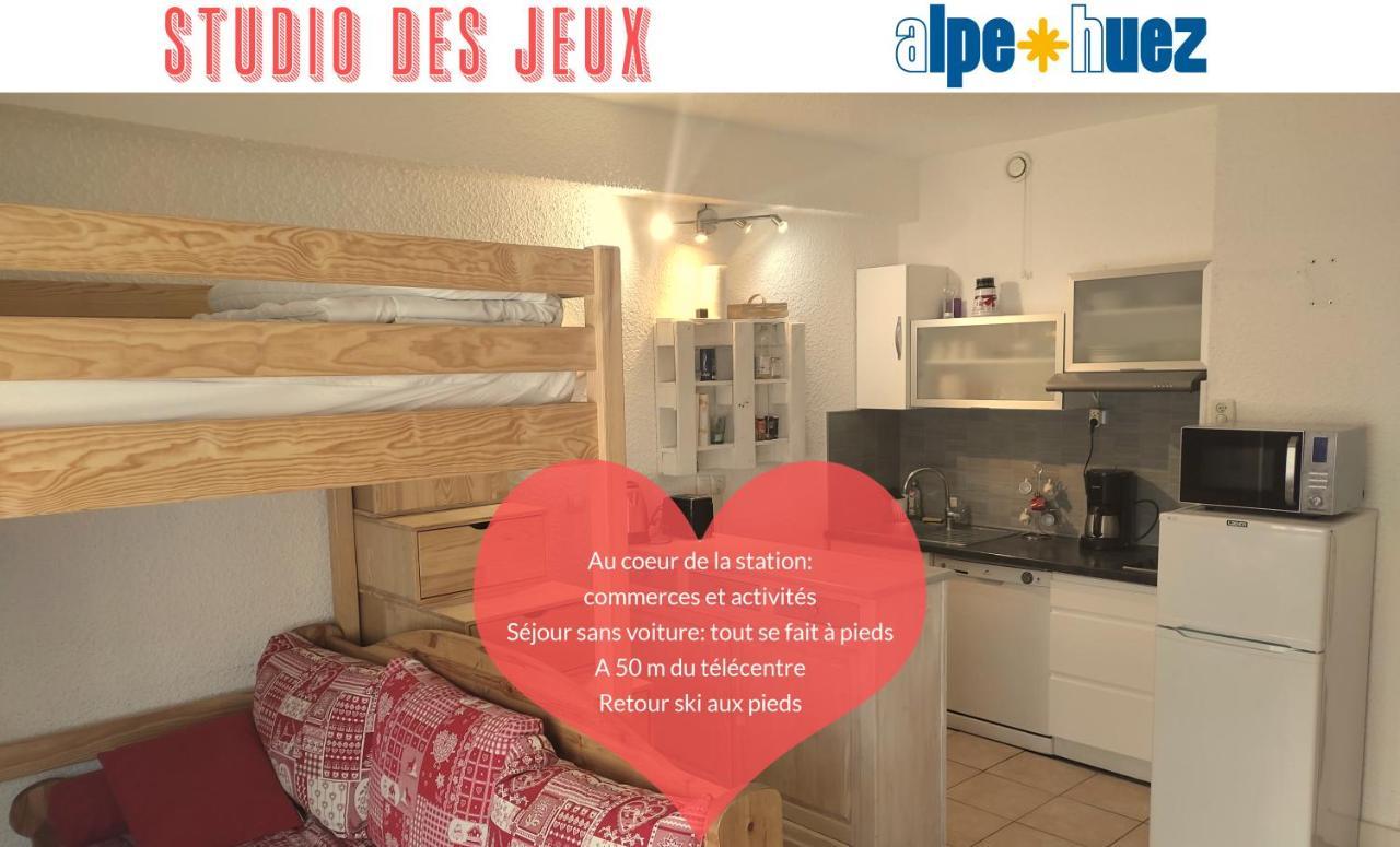 Studio Des Jeux - Alpe D'Huez Hyper Centre - 4-5 Personnes - Wifi Apartment Exterior photo